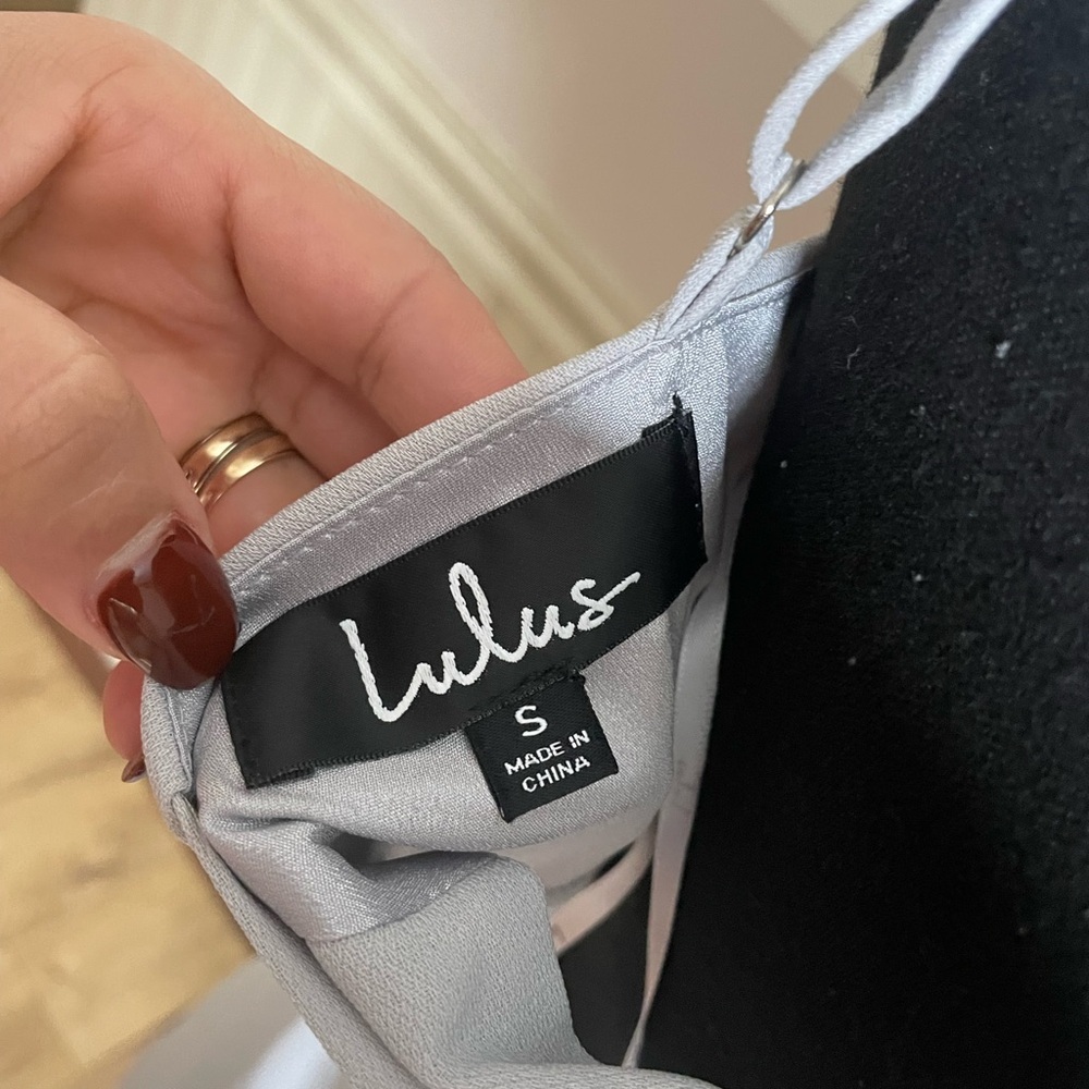 Lulu's Baby blue  Sleeveless Dress size Small - Picture 6 of 15